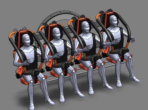 roller coaster过山车座椅