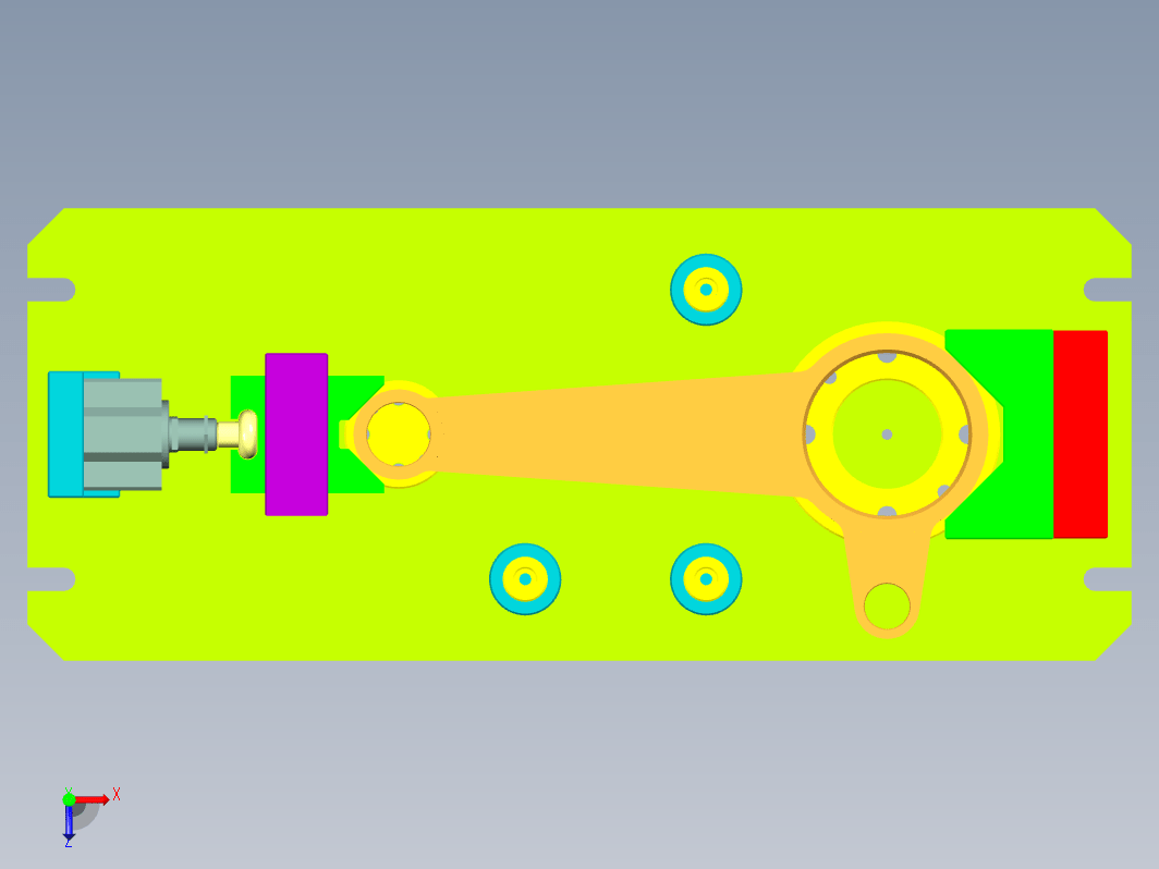 三孔连杆加工工艺及夹具设计三维CReo5.0带参+CAD+说明书