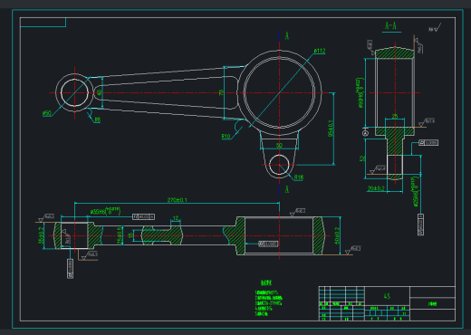 三孔连杆加工工艺及夹具设计三维CReo5.0带参+CAD+说明书缩略图