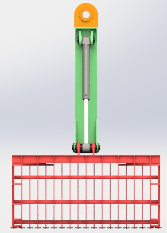 Hitachi Attachment Grab抓斗简易结构