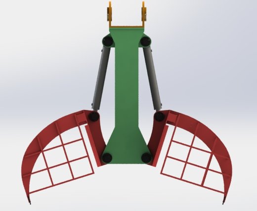 Hitachi Attachment Grab抓斗简易结构缩略图