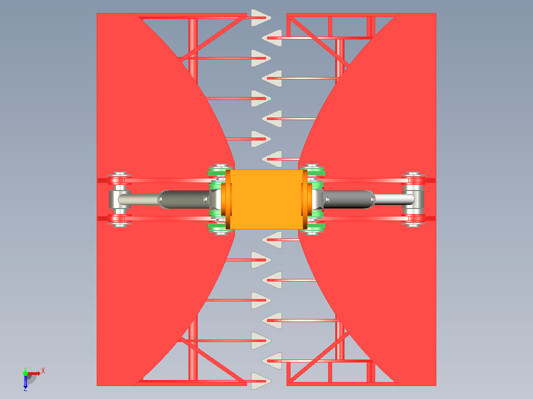 Hitachi Attachment Grab抓斗简易结构