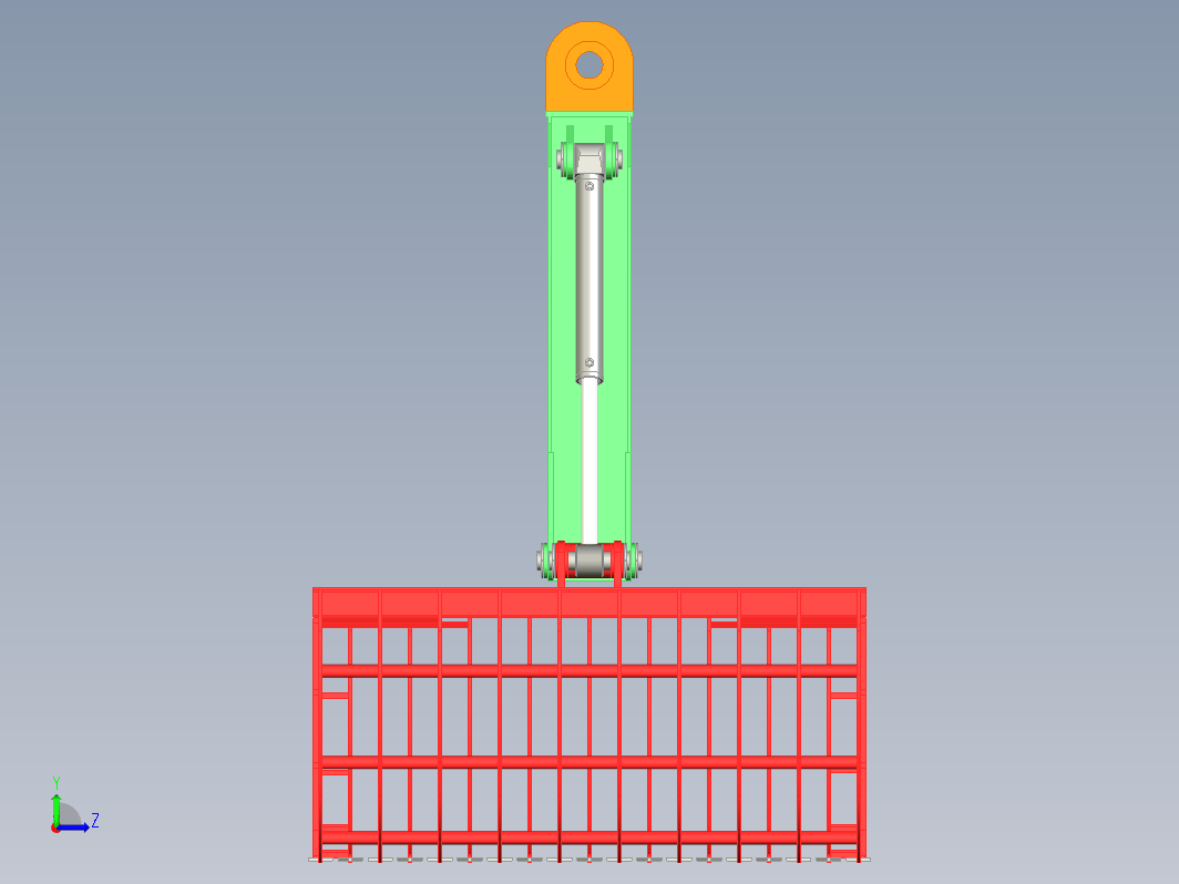 Hitachi Attachment Grab抓斗简易结构