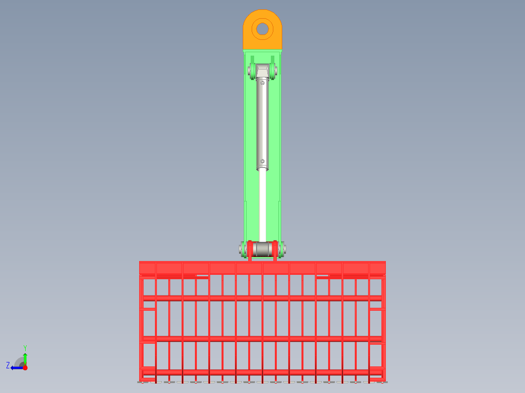 Hitachi Attachment Grab抓斗简易结构