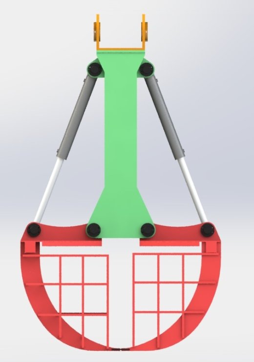 Hitachi Attachment Grab抓斗简易结构缩略图