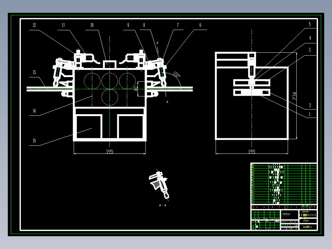 输电线路除冰机器人除冰机构设计+CAD+说明书