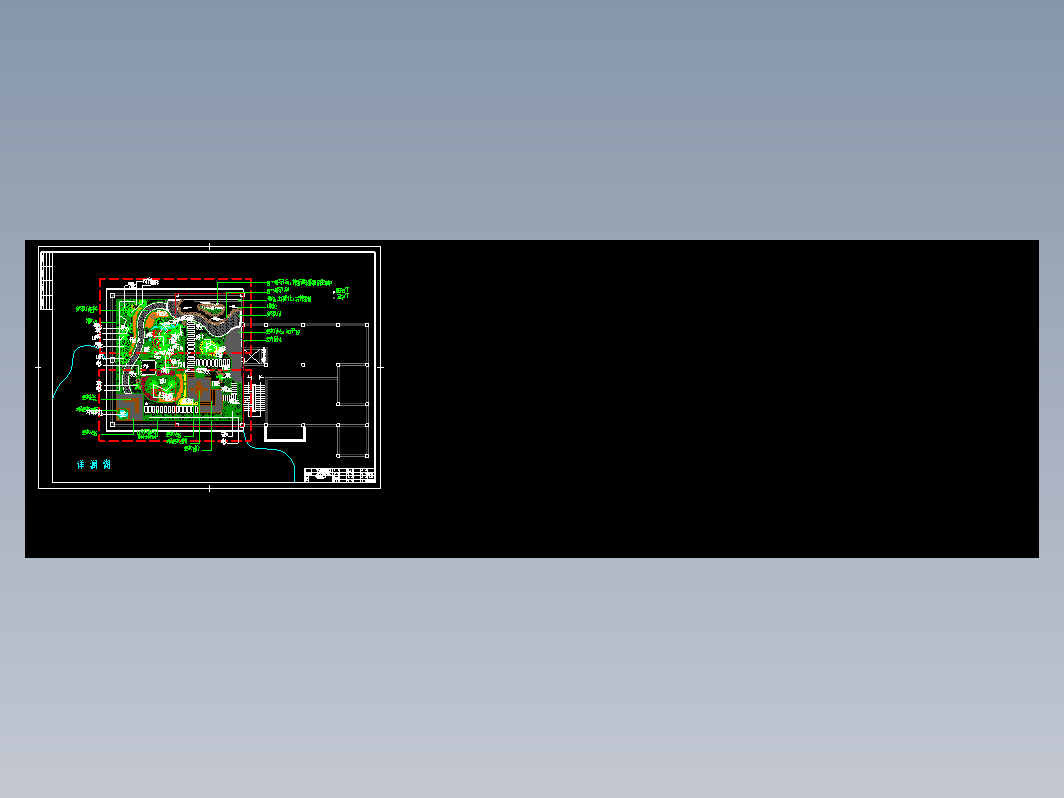 某别墅屋顶花园CAD图纸
