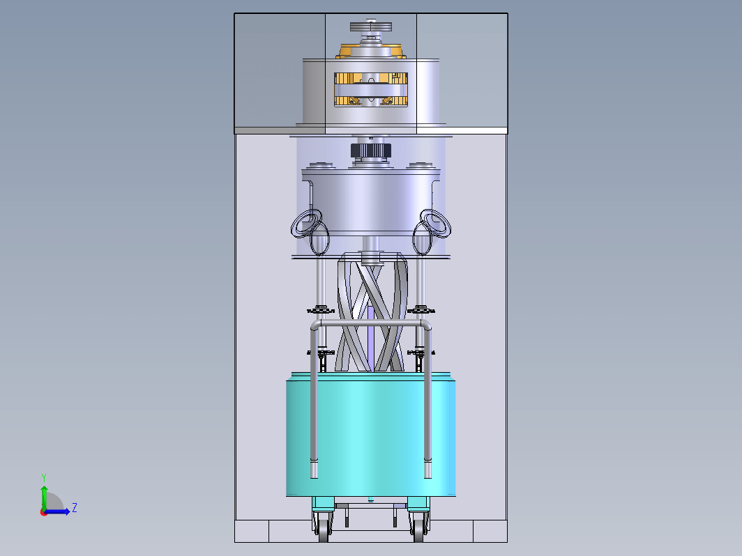 100L行星搅拌机三维SW2018带参