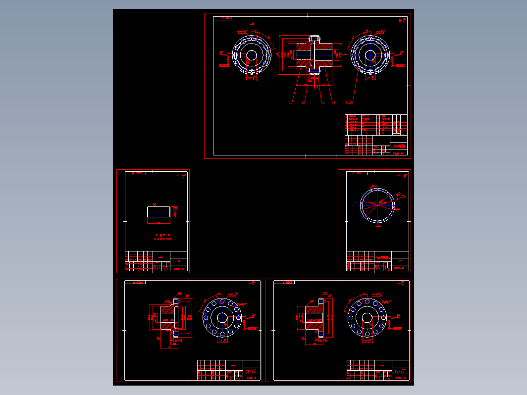 HL6联轴器CAD图纸