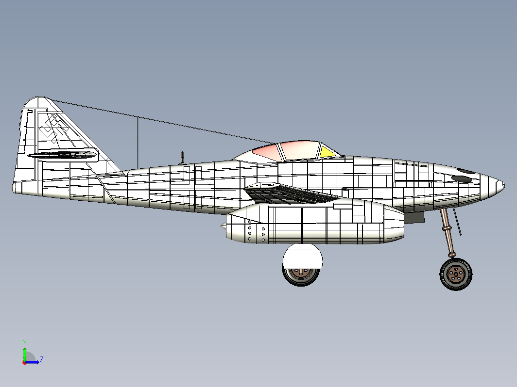 梅塞施米特Messerschmitt Me 262喷气飞机