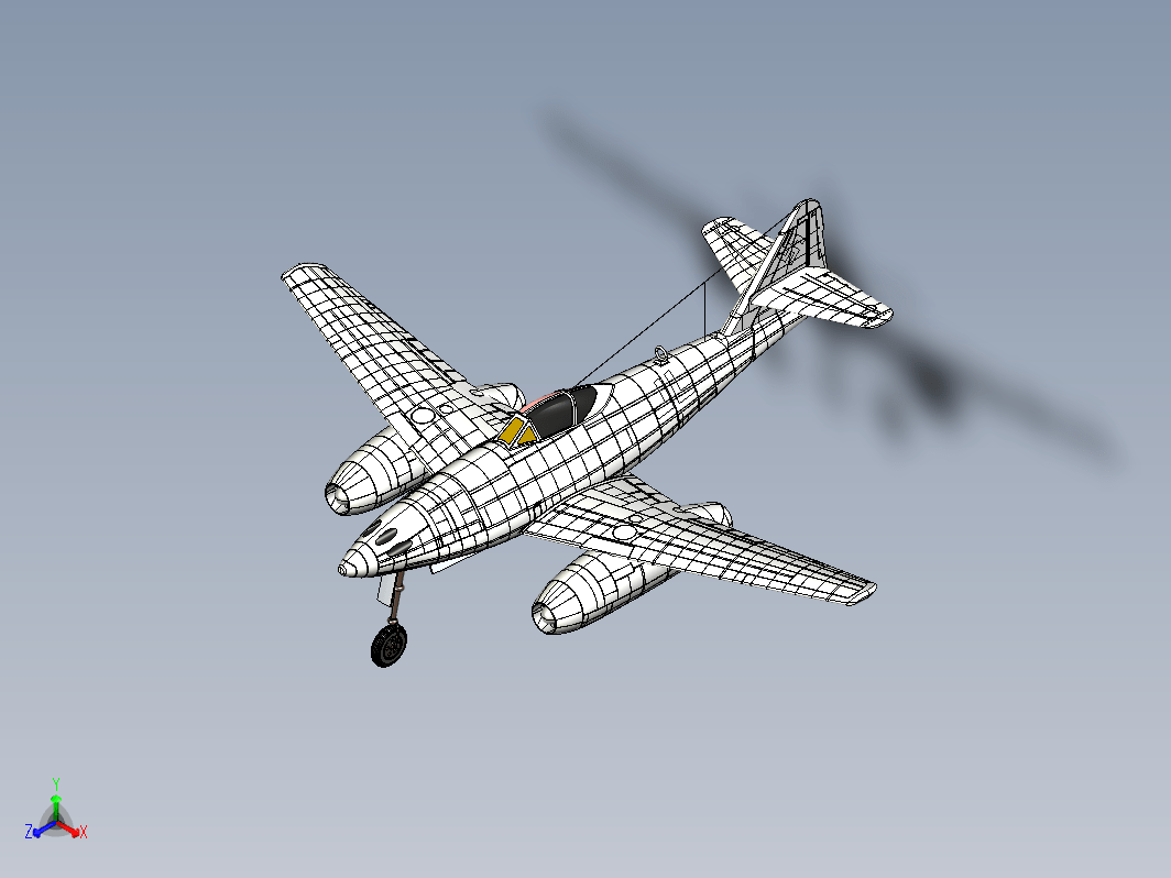 梅塞施米特Messerschmitt Me 262喷气飞机