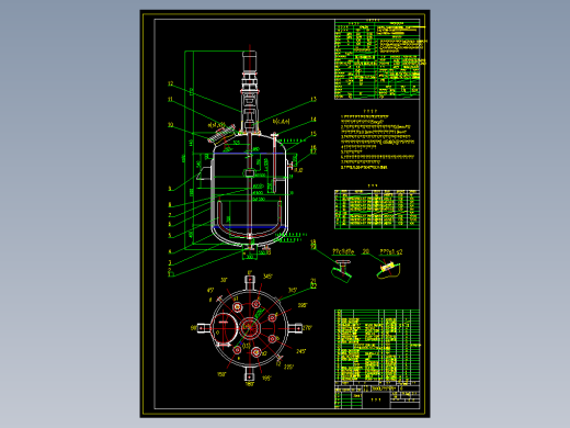 3000L不锈钢反应釜