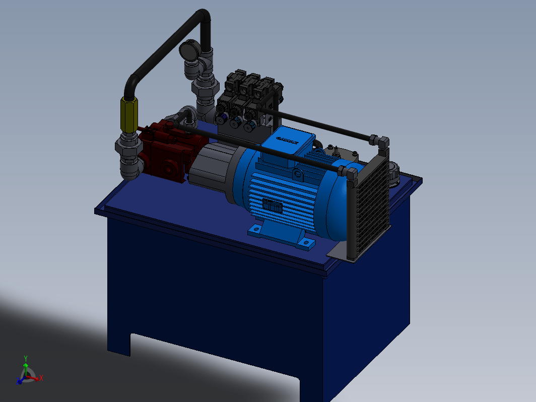 液压泵箱结构