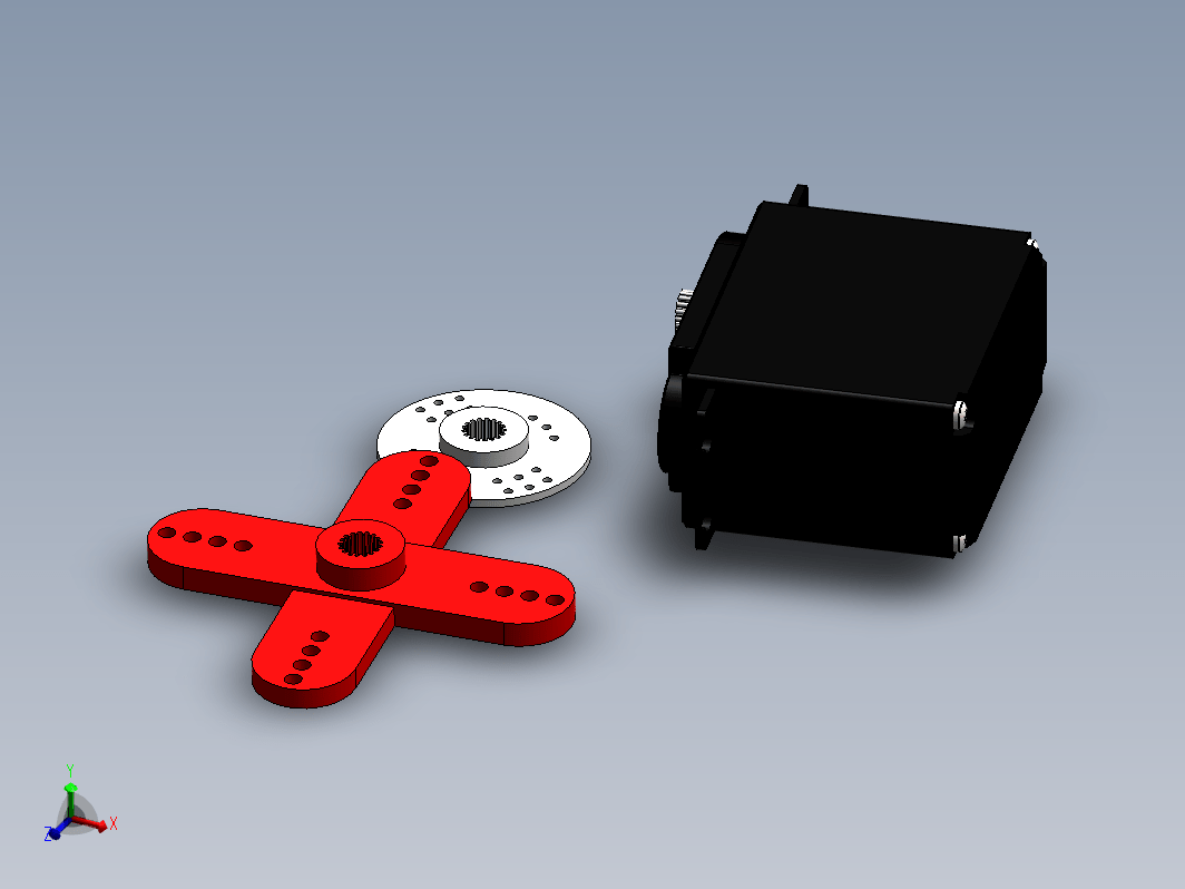 舵机  hitec-hs-311-servo-motor SW STP IGS