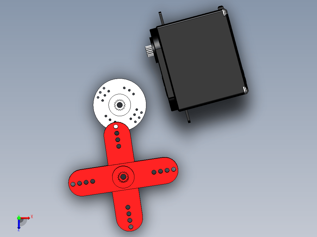 舵机  hitec-hs-311-servo-motor SW STP IGS