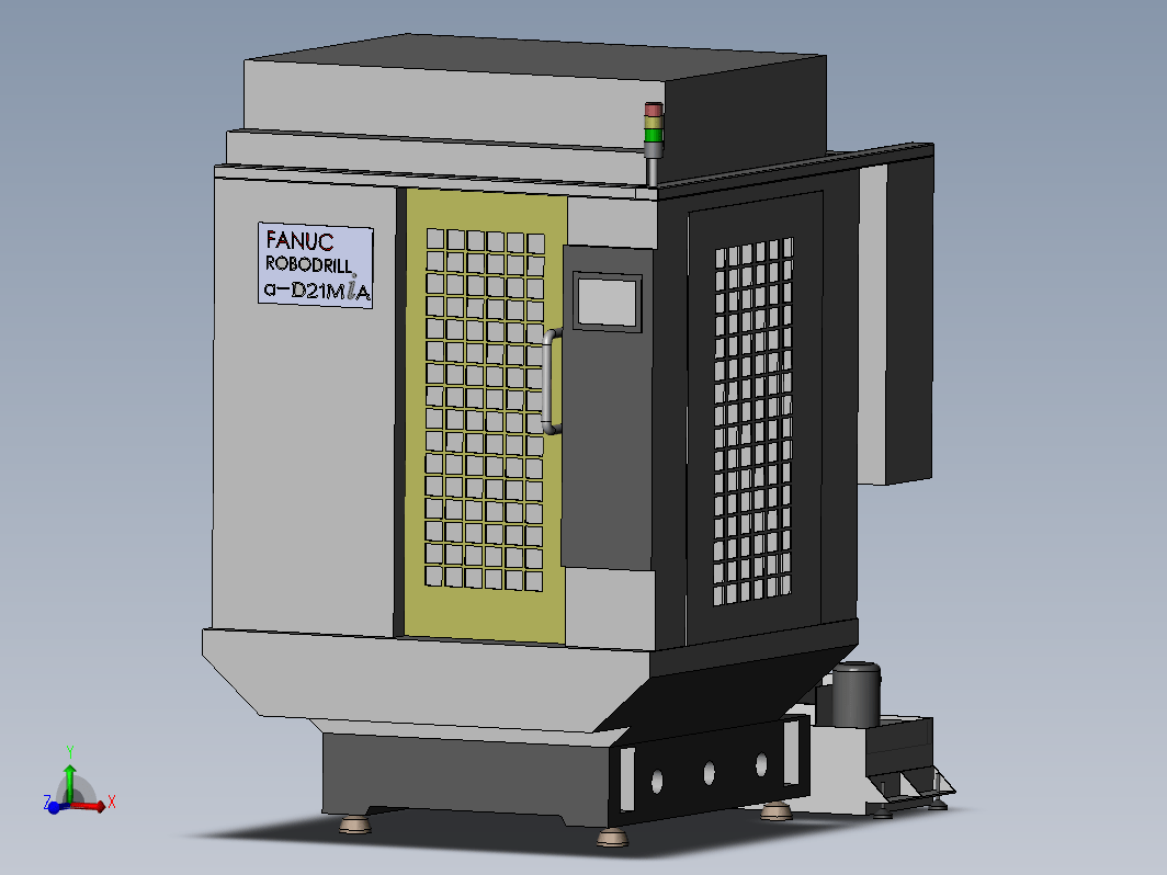 Fanuca-D14MiA数控机床设计模型