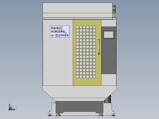 Fanuca-D14MiA数控机床设计模型缩略图