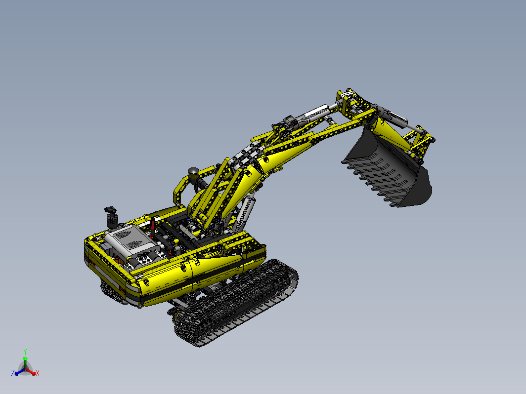 乐高Lego Technic 8043电动挖掘机