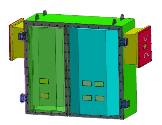矿用变频器隔爆柜的结构结构设计及有限元分析三维SW2016带参+说明书缩略图