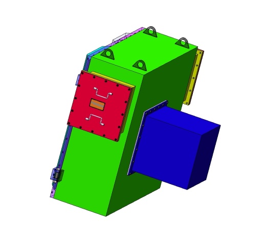 矿用变频器隔爆柜的结构结构设计及有限元分析三维SW2016带参+说明书缩略图