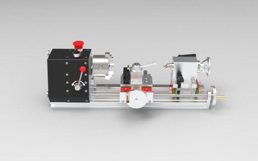 小型车床结构 mini turning machine lathe缩略图