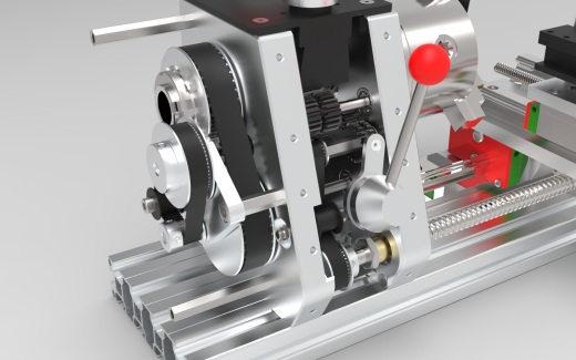 小型车床结构 mini turning machine lathe缩略图