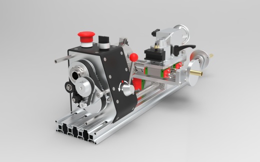 小型车床结构 mini turning machine lathe缩略图