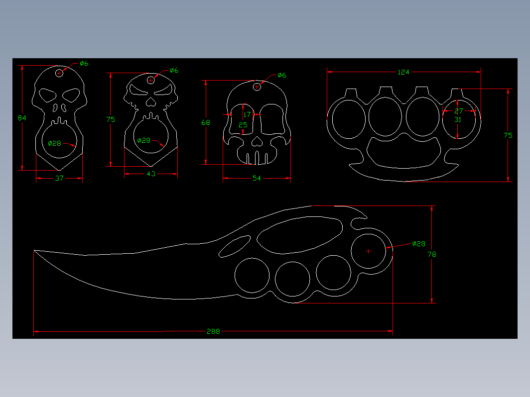 2D-防身指环