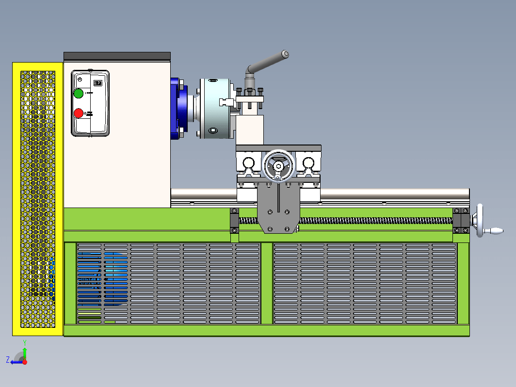 TORNO CASEIRO车床结构