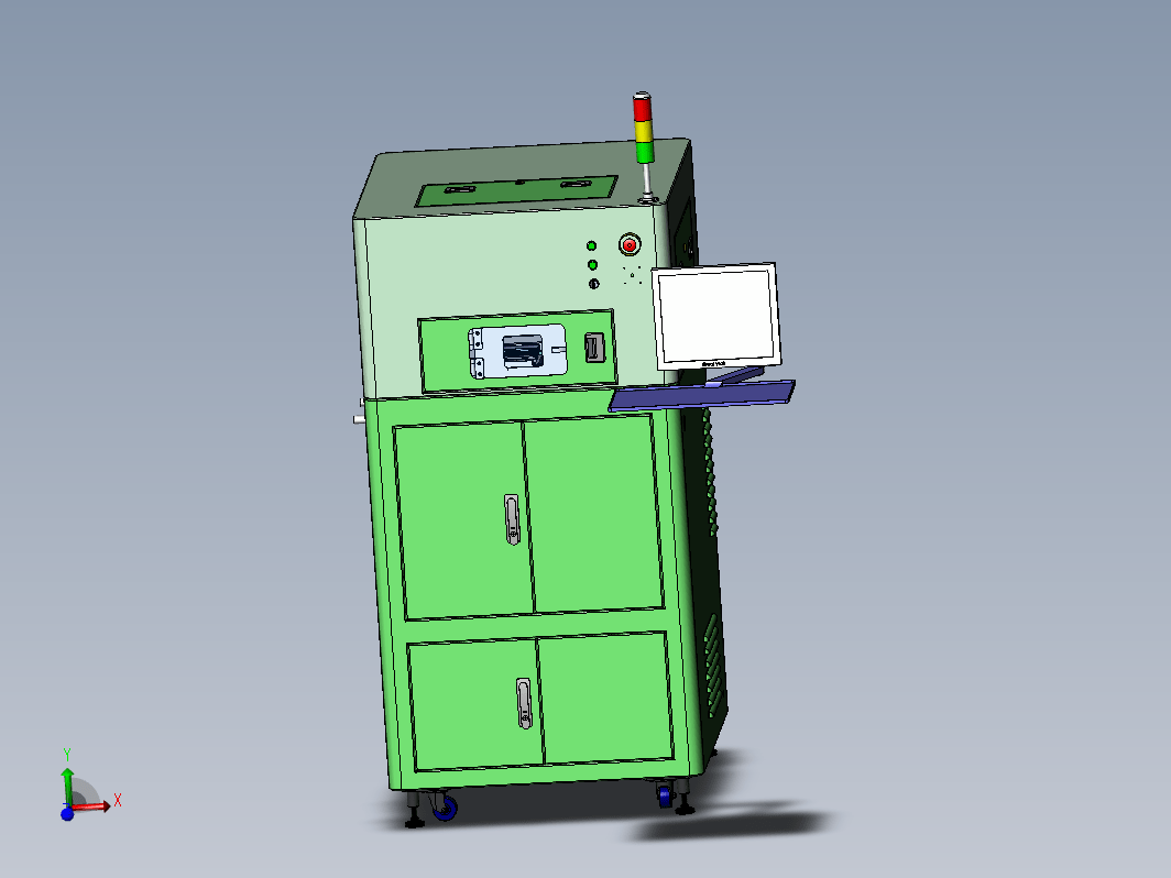 金属3D打印设备模型