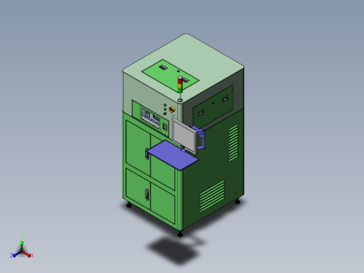 金属3D打印设备模型