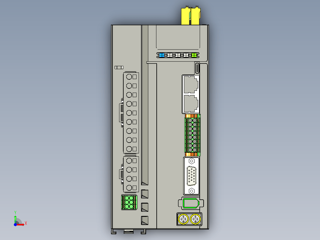 01052243-WXSTEP_B00（整机3D模型） 伺服驱动器
