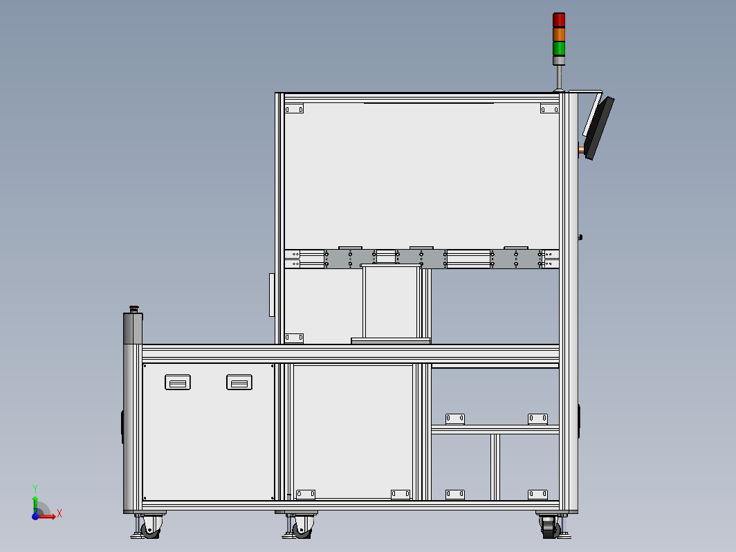 铝型材机架钣金造型-18