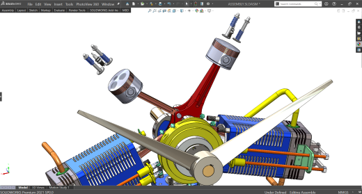 radial-engine-5-cylinder 5缸星型发动机缩略图