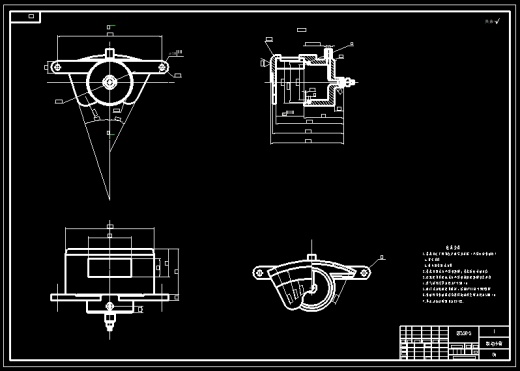 浮钳盘式制动器设计图纸三维+CAD+说明书缩略图