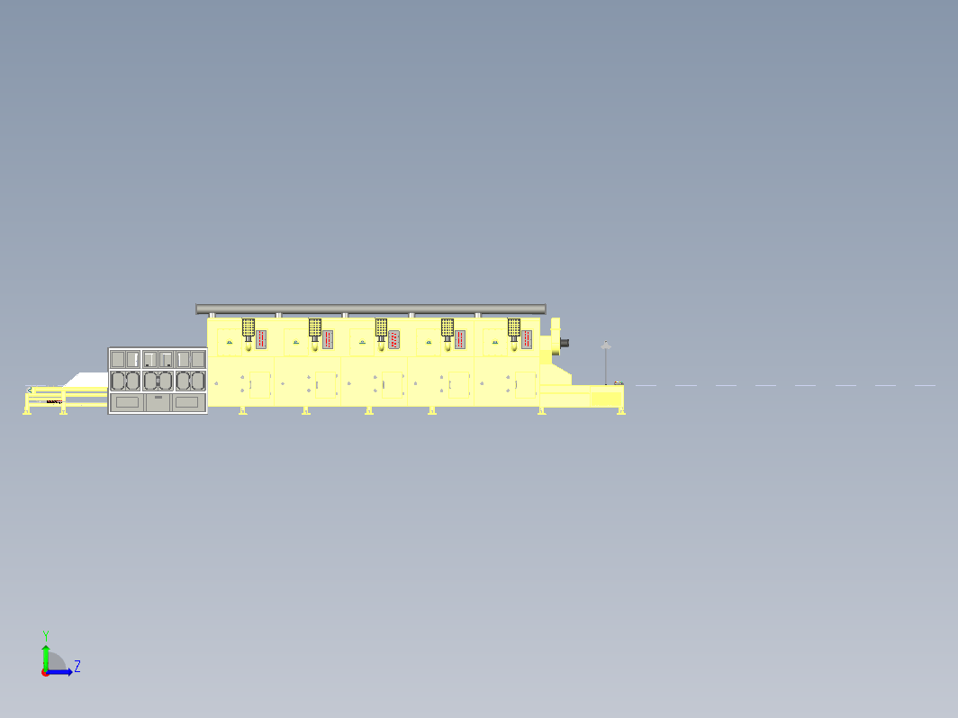 油漆和输送烤箱线 PAINT AND CONVEYOR OVEN LINE