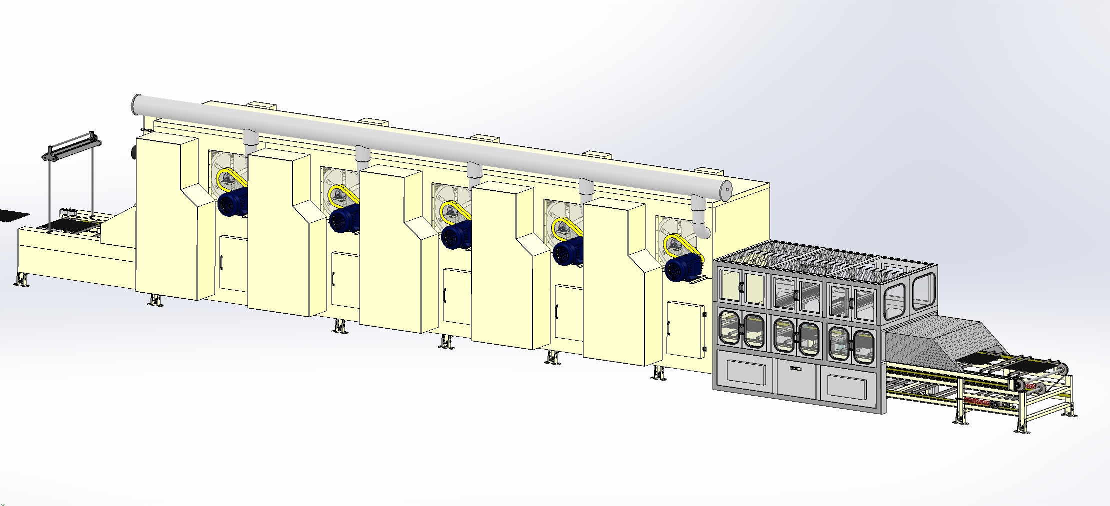 油漆和输送烤箱线 PAINT AND CONVEYOR OVEN LINE