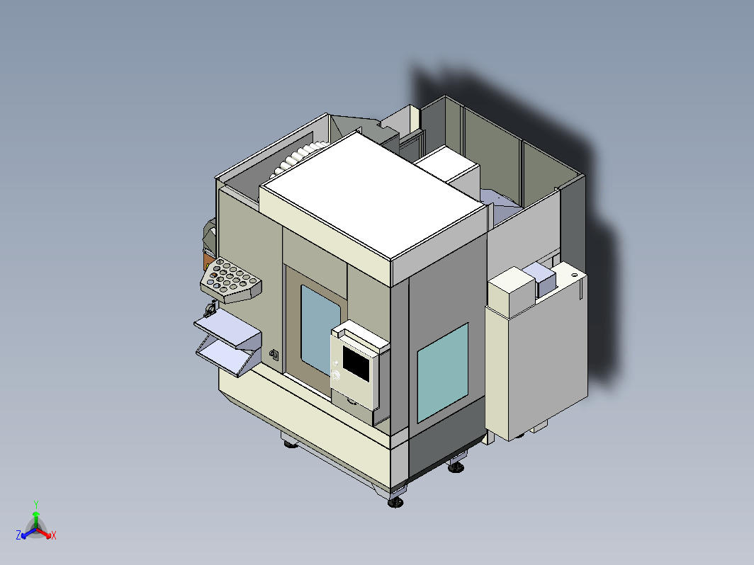 HAAS UMC 500SS机床加工中心造型