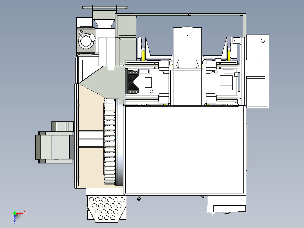 HAAS UMC 500SS机床加工中心造型