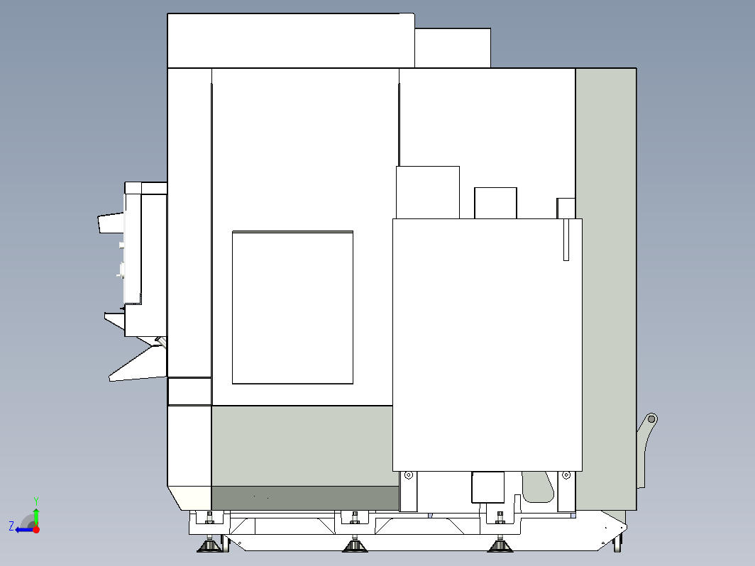 HAAS UMC 500SS机床加工中心造型