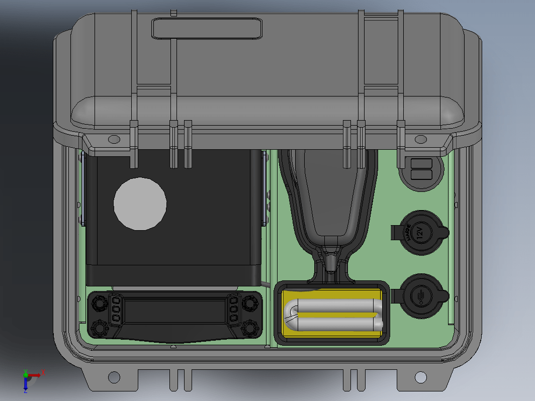 Pelican 1400应急防水箱安全箱