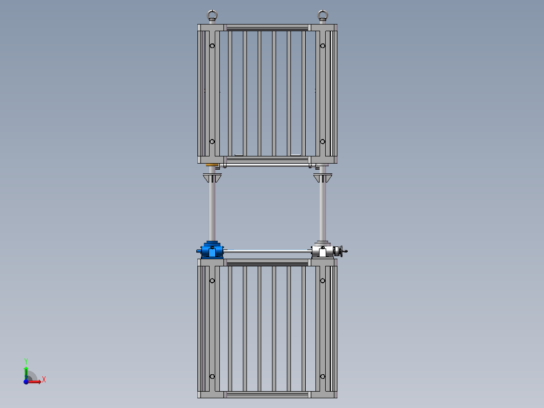 用于高空作业施工双层吊篮