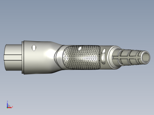电动汽车充电器充电插头SAE J1772三维缩略图