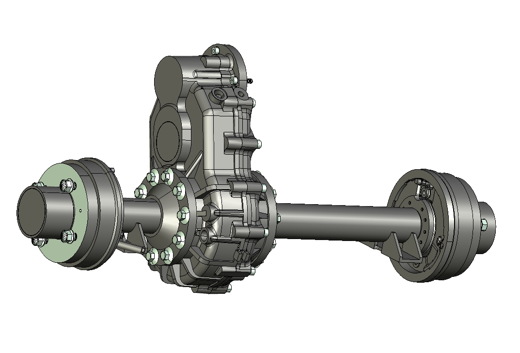 电动汽车驱动桥三维UG10.0无参