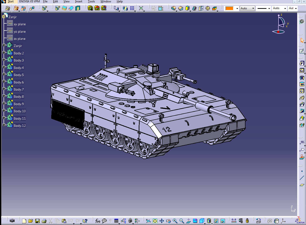 Armata 2简易坦克玩具