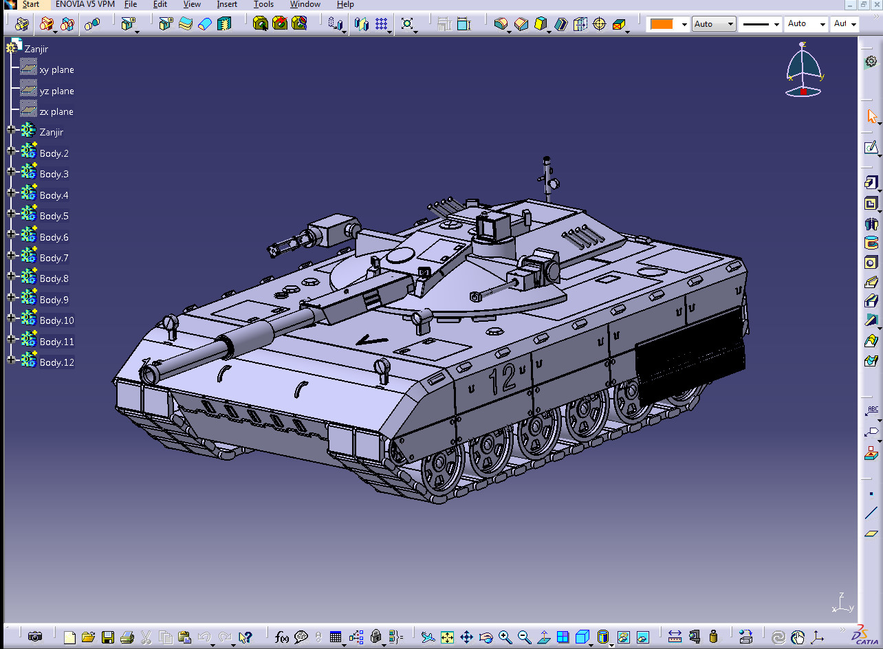 Armata 2简易坦克玩具