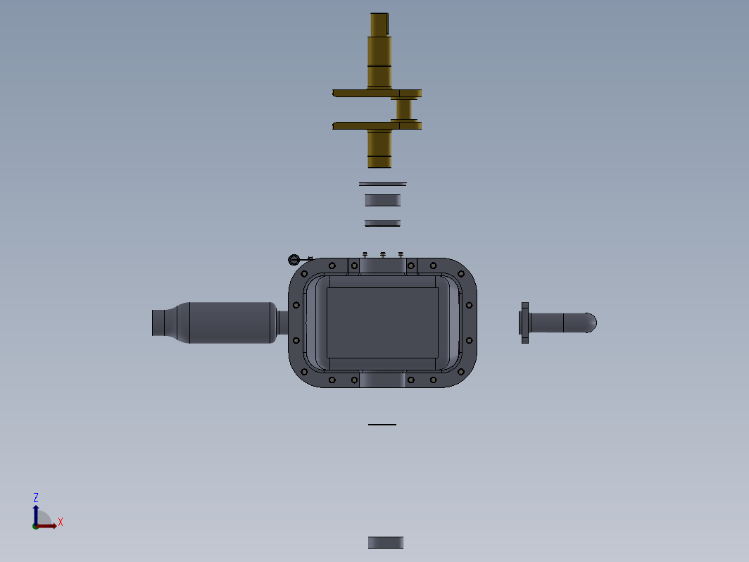 Two stroke engine二冲程发动机爆炸结构图