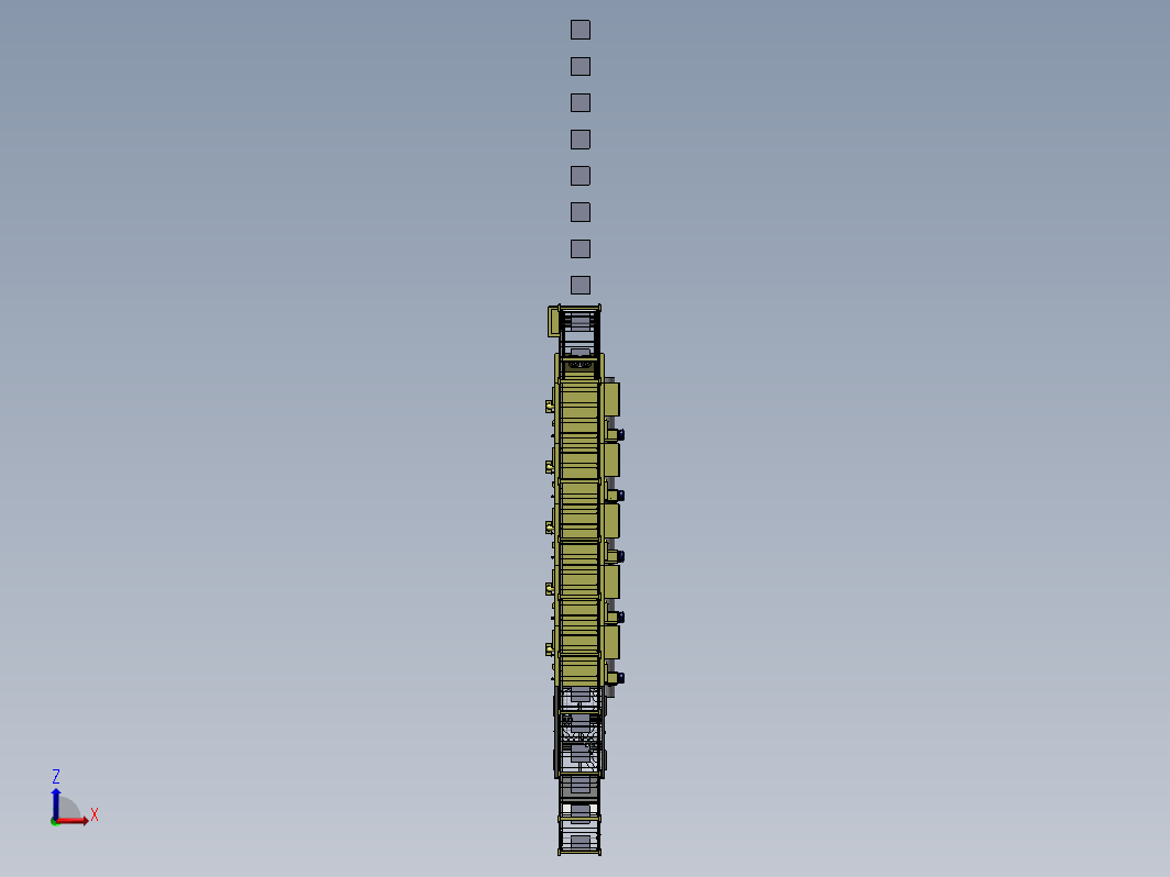 油漆和传送带烤箱线