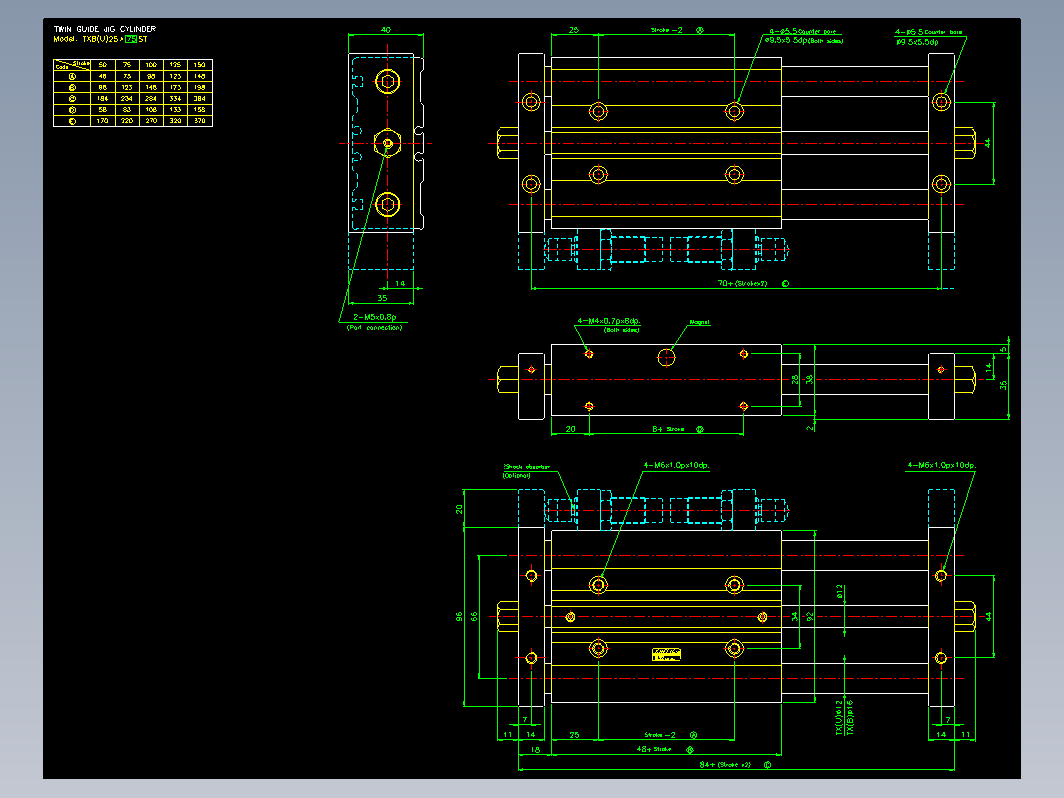 气缸 TXB(U)25