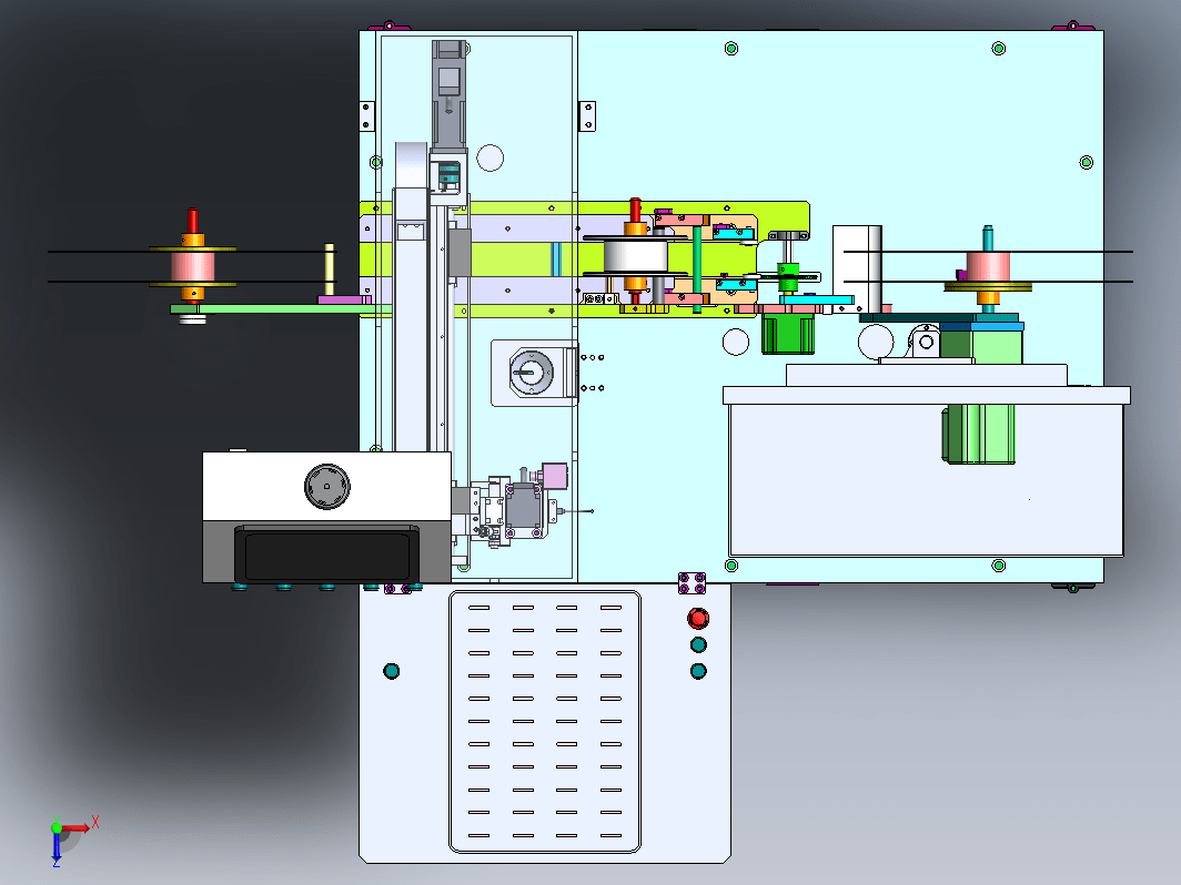 端子视觉检测与包装机含BOM+工程图